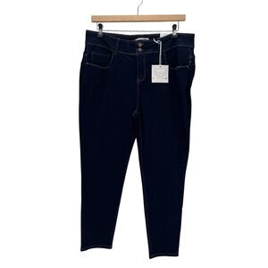Honey & Bristle Premium Denim Skinny High Rise Jeans Women's Size 20 Dark Wash